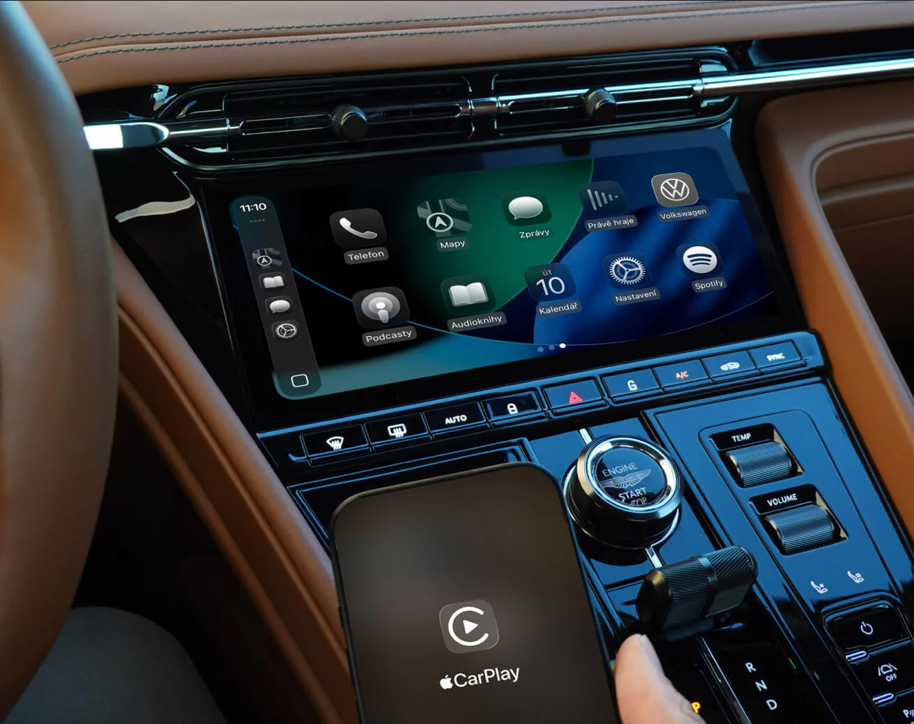 Trang chủ 19 ottocast mini pico giao dien carplay moi